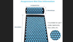 Meridian Acupressure Mat and Pillow Set